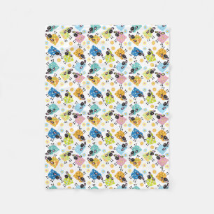 decorative sheep fleece blanket
