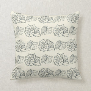 Decorative Shells Pattern Cushion