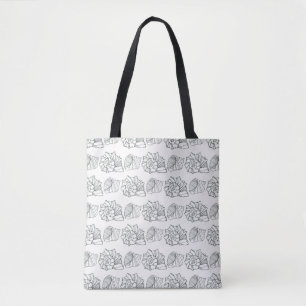 Decorative Shells Pattern Tote Bag