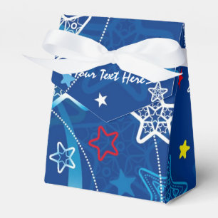 Decorative Shooting Stars Pattern Favour Box