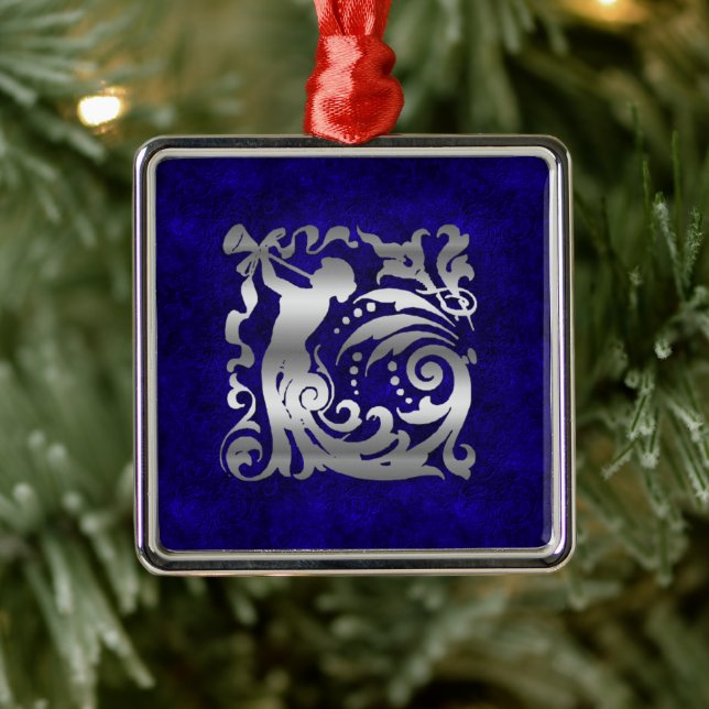 Decorative Silver Christmas Metal Tree Decoration (Tree)