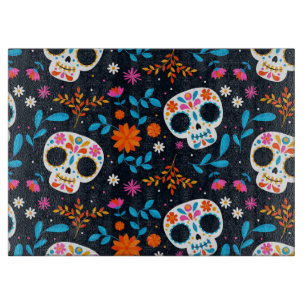 Decorative Skull Cutting Board