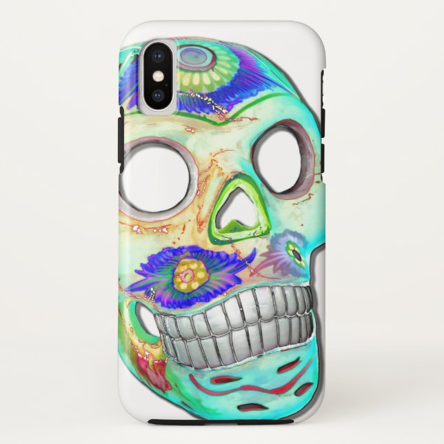 Decorative Skull iPhone Case (Back)