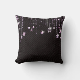 Decorative Snow Blue & White Ball Merry Christmas Cushion