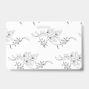 Decorative, Soapstone, Bianca ID Badge