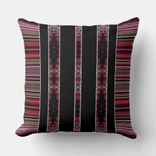 Decorative Southwestern Pink Mauve Pattern Design Cushion