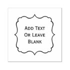 Decorative Square Border, 4" x 5" Rubber Stamp