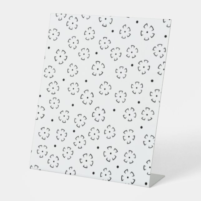 Decorative, Star Dust Pedestal Sign (Front)