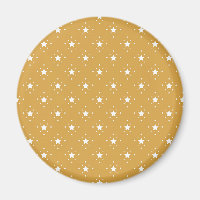 Decorative Stars on Gold Background