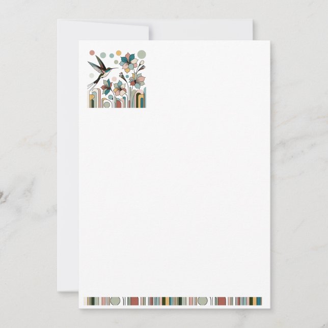 decorative stationery invitation (Front)