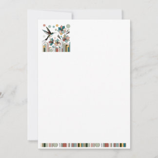 decorative stationery invitation