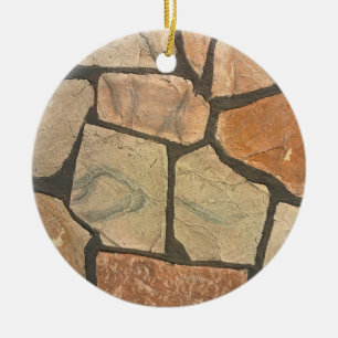 Decorative Stone Paving Look Ceramic Tree Decoration