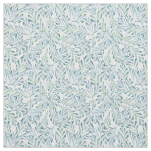 Decorative Striped Leaf Pattern Fabric