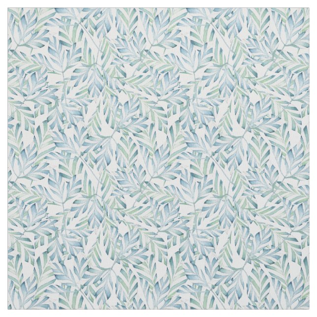 Decorative Striped Leaf Pattern Fabric (Swatch)