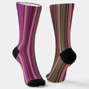 Decorative Striped Socks