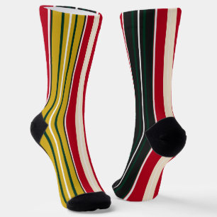 Decorative Striped Socks