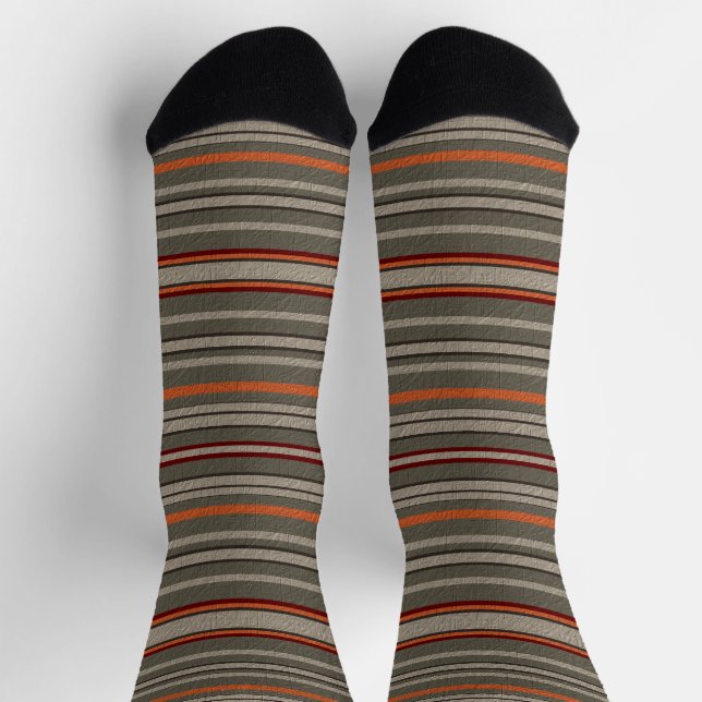  Decorative Striped  Socks (Top)