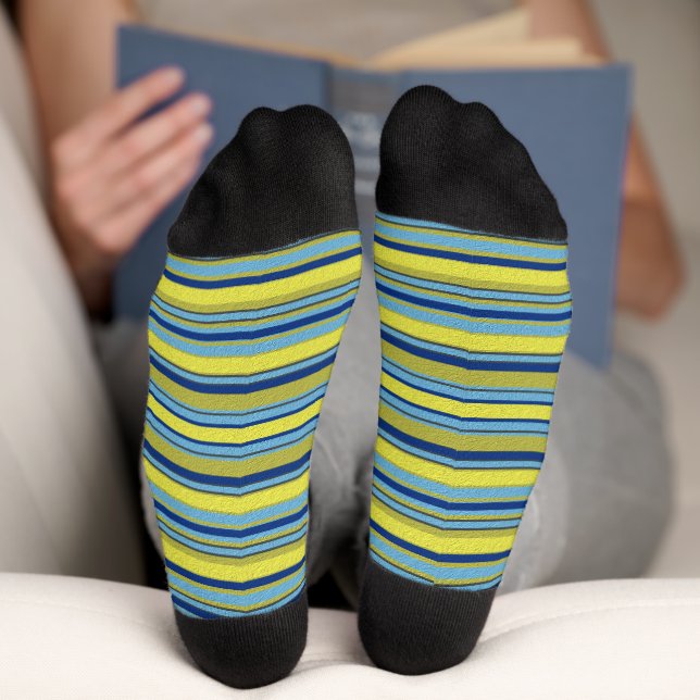  Decorative Striped  Socks (Bottom)
