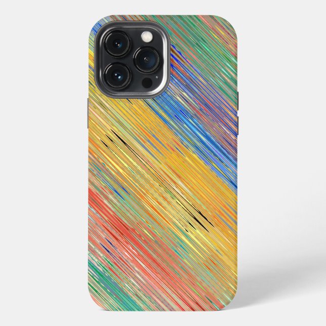 Decorative Stripes Mosaic Pattern #2 iPhone Case (Back)