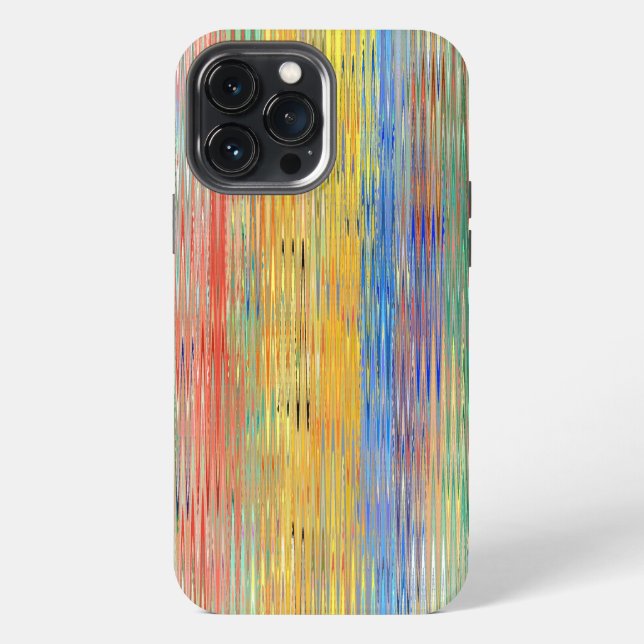 Decorative Stripes Mosaic Pattern #3 iPhone Case (Back)