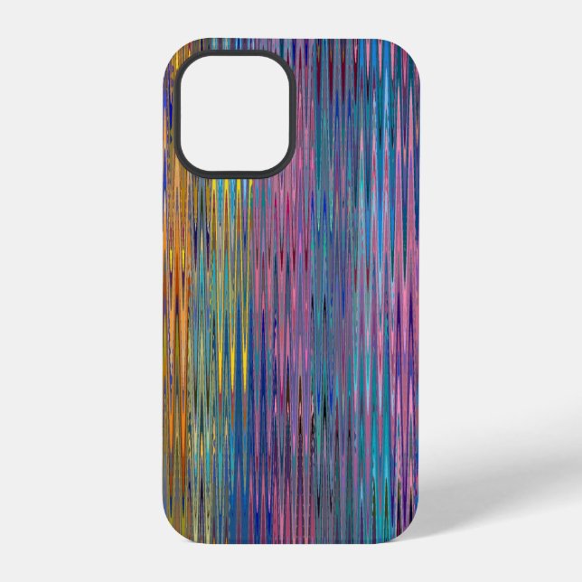 Decorative Stripes Mosaic Pattern #3 iPhone Case (Back)
