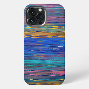 Decorative Stripes Mosaic Pattern iPhone 13 Pro Max Case