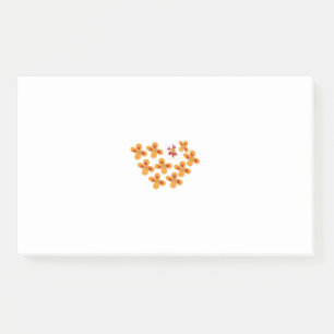 Decorative Style, Dull Orange, Cornell Red Post-it Notes