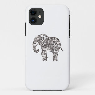 Decorative Style Elephant iPhone 11 Case