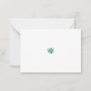 Decorative Style, Mint Cream, Fountain Blue, Teal. Advice Card