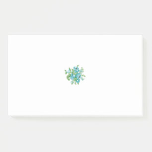Decorative Style, Mint Cream, Fountain Blue, Teal. Post-it Notes