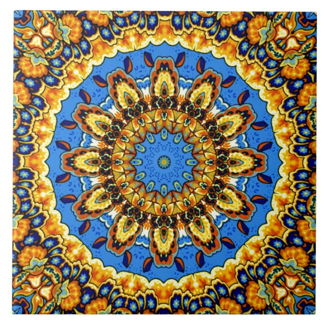 Decorative Talavera meets Country French Tiles (Front)