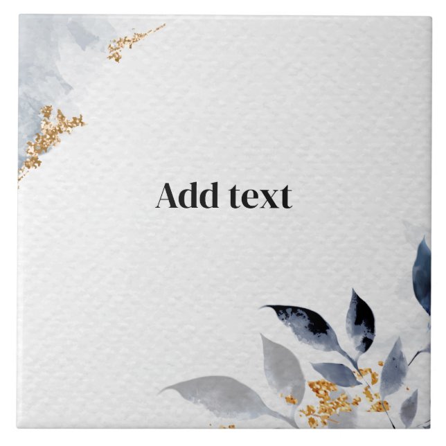 Decorative template ceramic tile (Front)