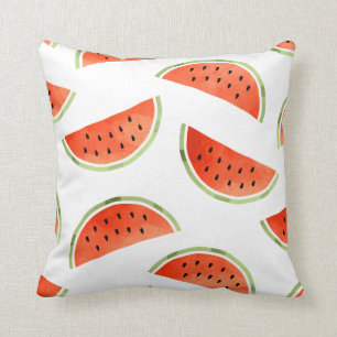 Decorative Throw Pillow   Summer Watermelon