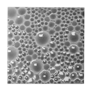 Decorative Tile with bubbles,gray gloss