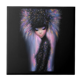 Decorative Tiles Cosmic Diva Stellar Glow