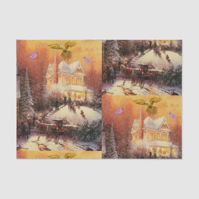 Decorative tissue paper christmas (Front)