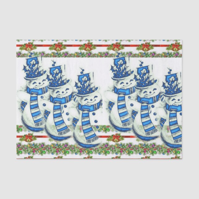 Decorative tissue paper christmas (Front)