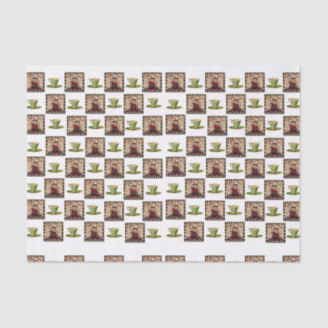 Decorative tissue paper Coffee Cup (Front)