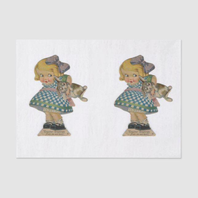 Decorative tissue paper easter (Front)