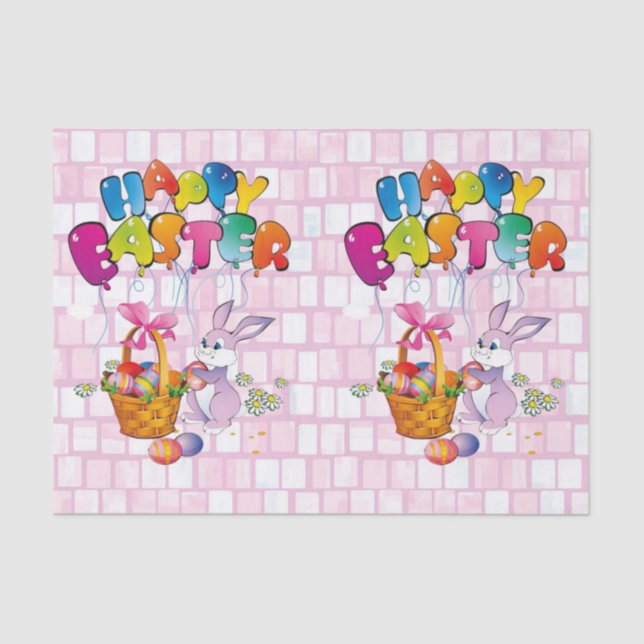 Decorative tissue paper easter (Front)