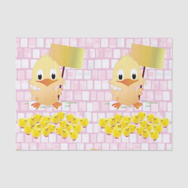 Decorative tissue paper easter (Front)
