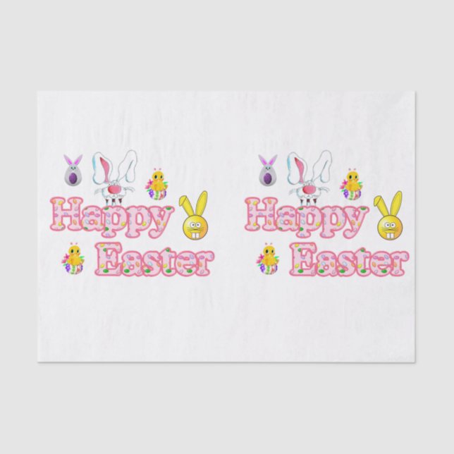 Decorative tissue paper easter (Front)