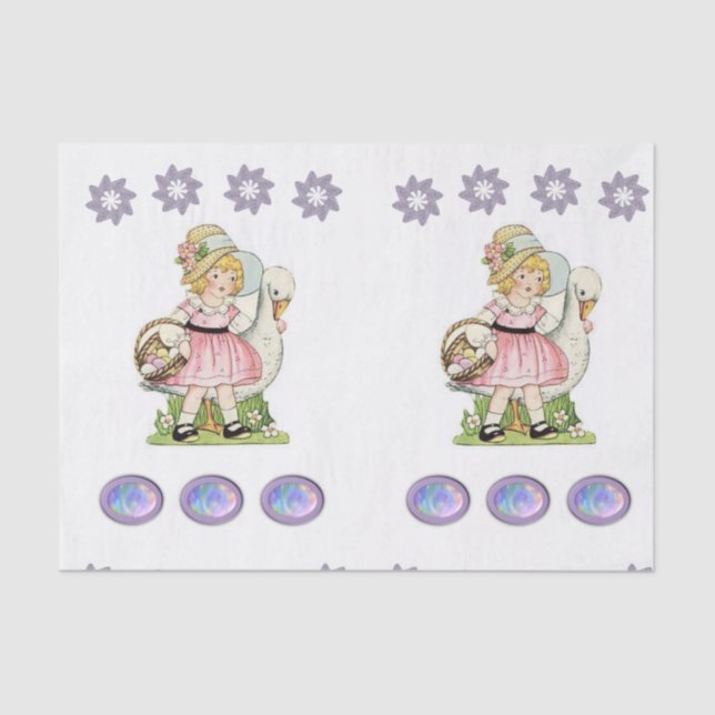 Decorative tissue paper easter (Front)