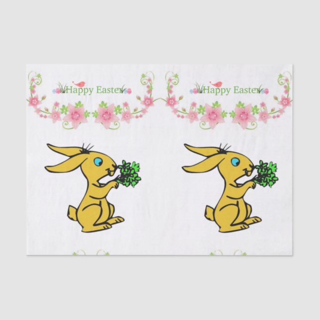 Decorative tissue paper easter (Front)