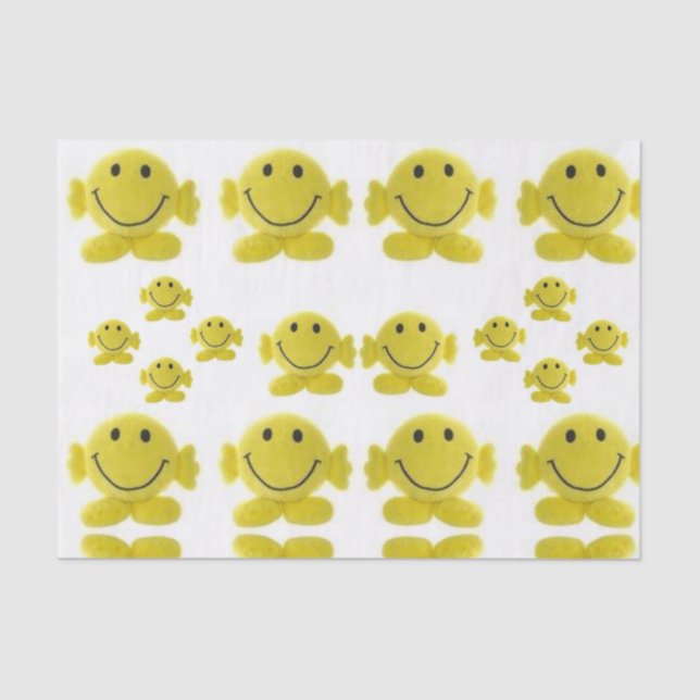 Decorative tissue paper faces (Front)