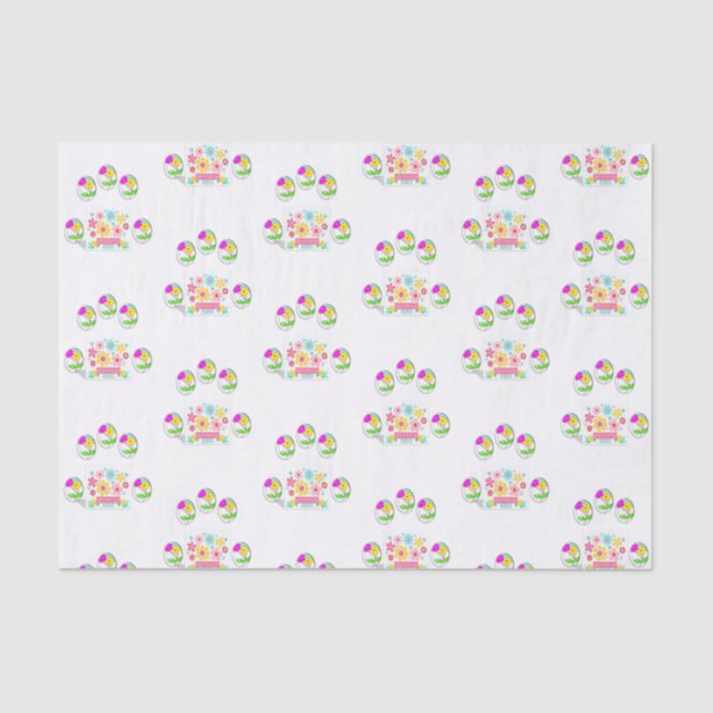 Decorative tissue paper Floral (Front)