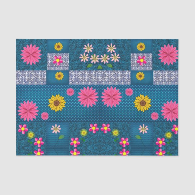 Decorative tissue paper floral (Front)