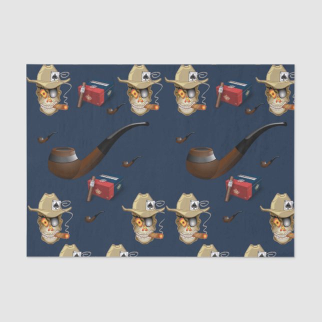 Decorative tissue paper mancave cigars (Front)