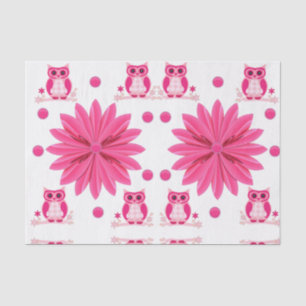 Decorative tissue paper owls