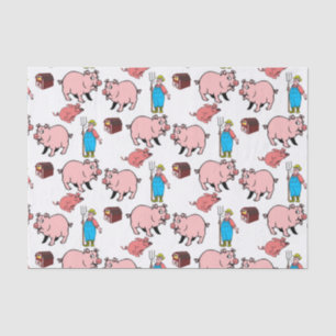 Decorative tissue paper Pig